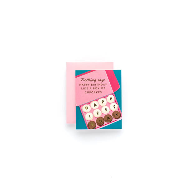 Box of Cupcakes Greeting Card