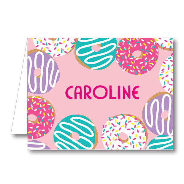 Donuts Folded Notecard