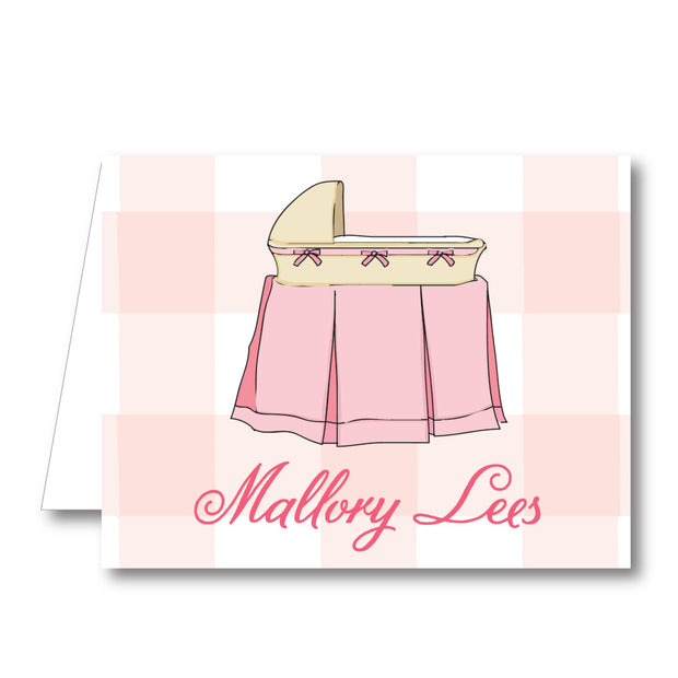 Pink Presents Folded Notecard
